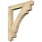 Ekena Millwork Merced Arts & Crafts Rough Sawn Bracket, Douglas Fir, 4"W x 32"D x 36"H BKT04X32X36MRC03RDF - alternate 1
